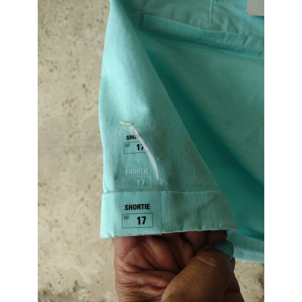 SO Shorts Women Size 17 Aqua Breeze‎ Low Rise Stretch 2 1/2" Inseam Juniors - Picture 10 of 11